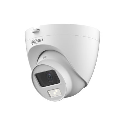 Surveillance Security Dahua Dome Type Cameras Color Vission HDW1200CLQP IL A 2.8mm 2MP Fixed Focal Dual Light