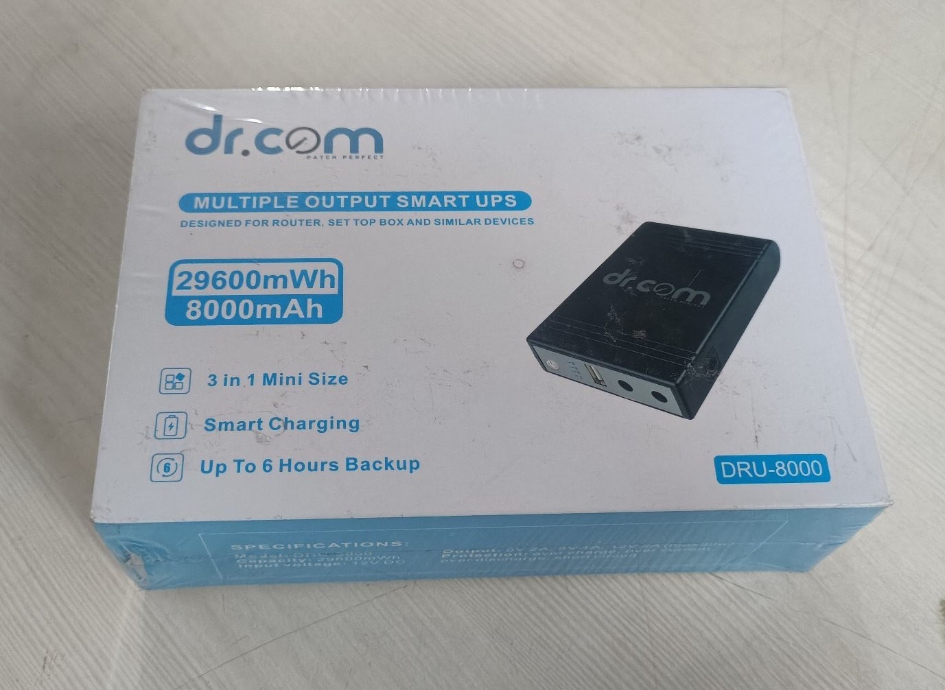 Dr.com Smart UPS Mini (Model: DRU-8000)