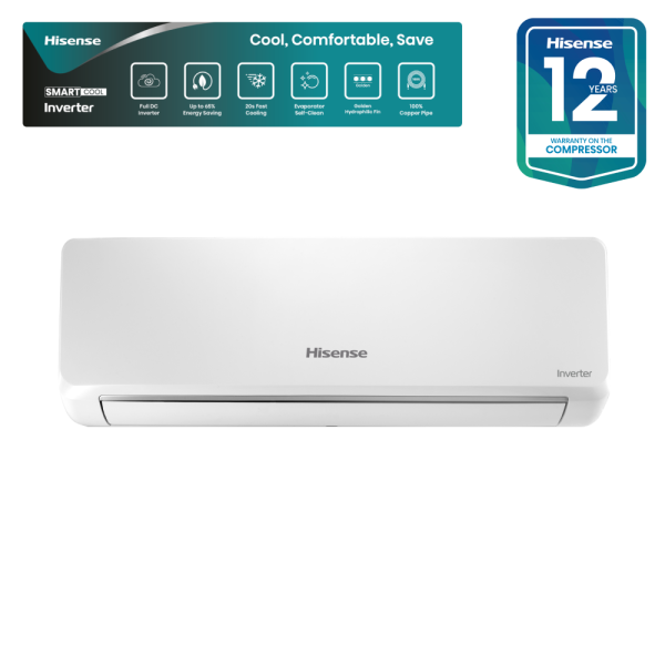 Hisense 1.5 Ton smart Compact Inverter