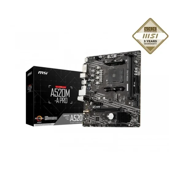 MSI A520M-A PRO Motherboard
