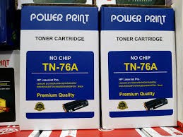 Power Print TN-76A Black LaserJet Toner with Chip